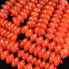 Cherry red abacus, rosary with round beads walnut, accessory, handmade, wholesale