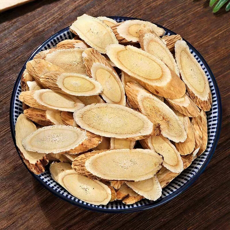 Premium Astragalus Root Slices Huang Qi 500g Gansu Dried Huang Qi Tea and Decoction Herb quality and texture