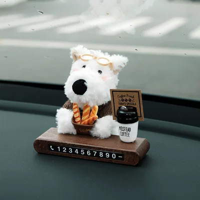 Nömrəli dayanma kartı — West Highland Cute