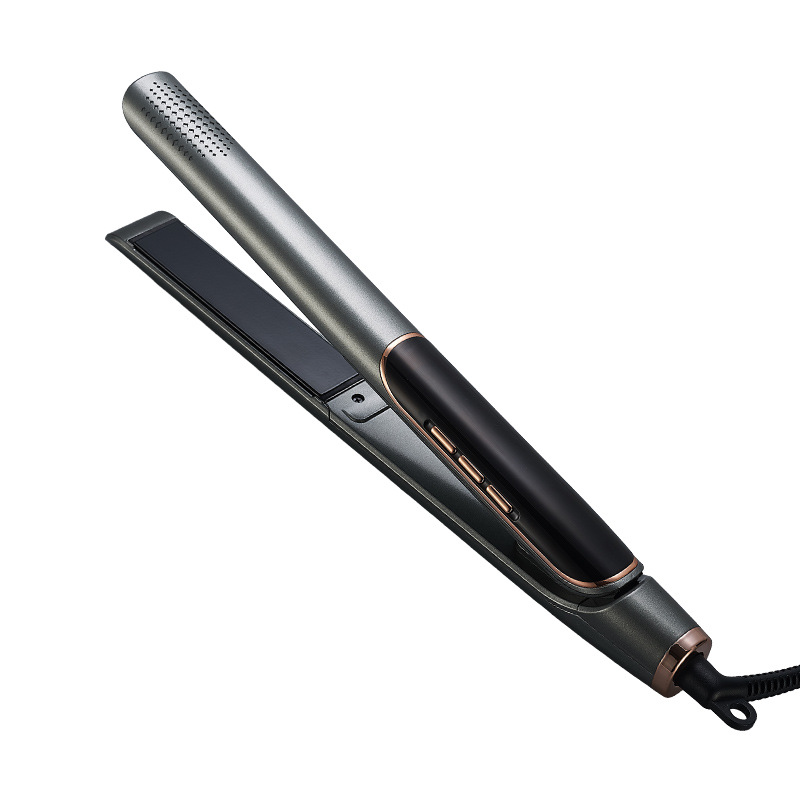 New Cross-Border Foreign Trade Electric Splint Hair Straightener Curling Iron Dual-Purpose Curling Iron Hair Straightening Plate Clip Accepts Customization