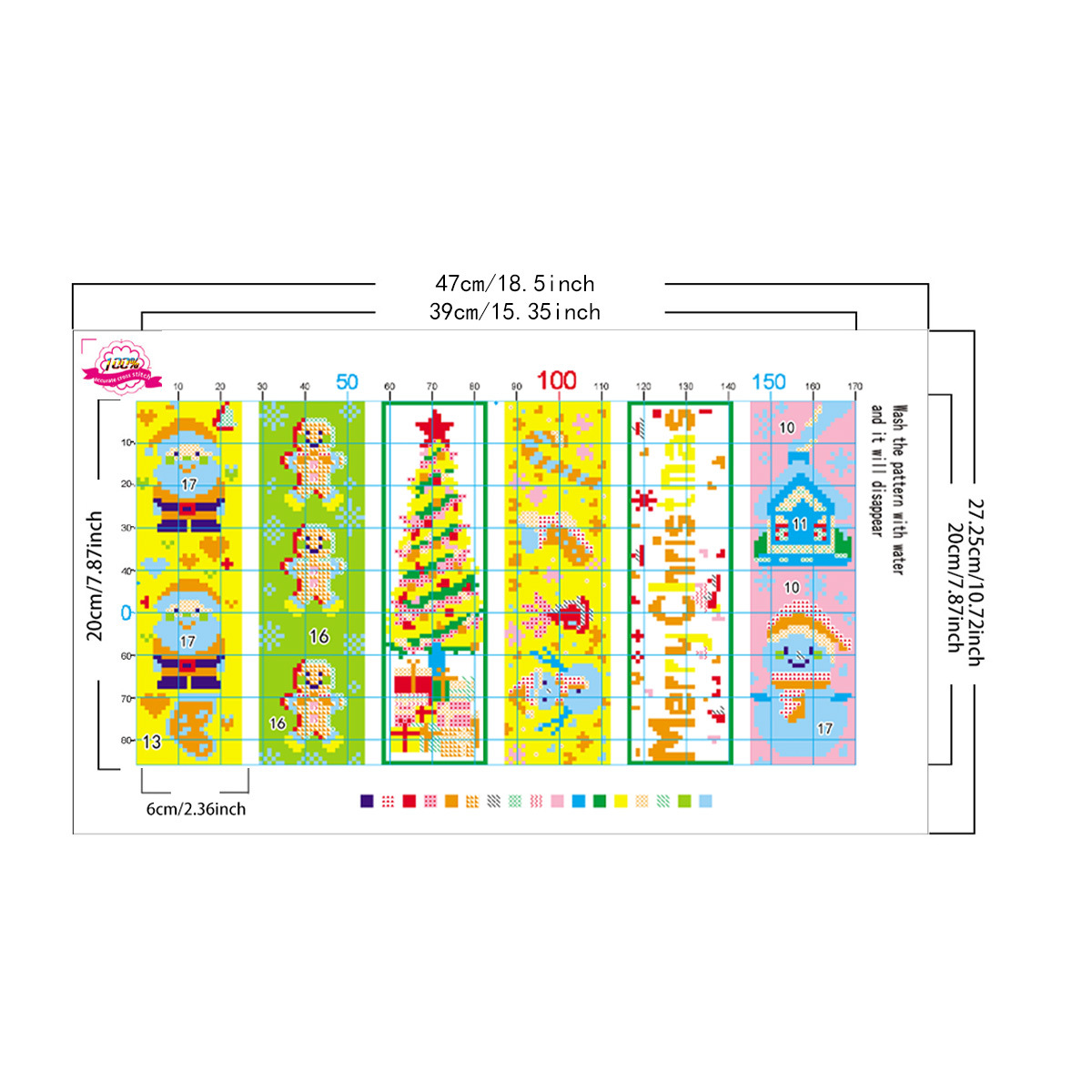 Marcapáginas Navideño de Edición Limitada, Bordado a Mano de Alta Gama, Regalo Práctico, Edición en Inglés, Cultural y Creativo