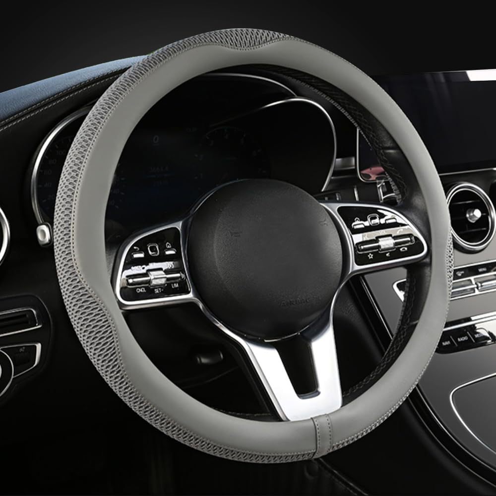 2024 New Breathable Ice Silk Car Steering Wheel Cover, Direct Sales from the Manufacturer, Dropshipping, Cross-Border Hot-Selling Product