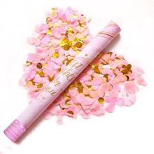 新款2025跨境告白爱心礼花派对聚会彩炮开幕结婚彩烟礼炮厂家批发