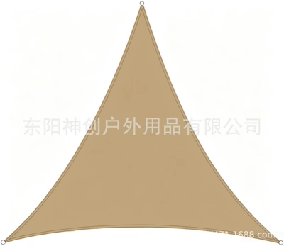 sunshade sail for outdoor | Avtomobil yan çətirləri - khaki-color-equilateral-triangle-2x2x-2m