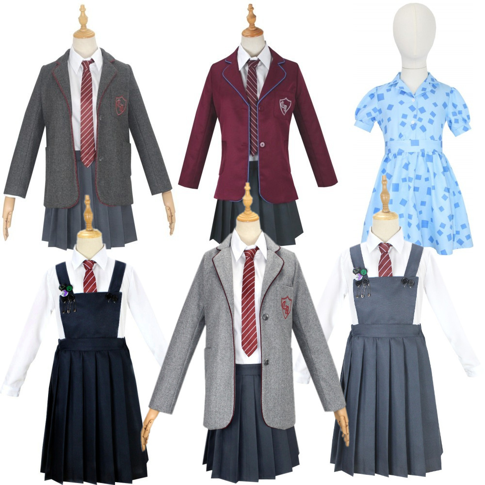Matilda Cos Costume Musical Hortensia Kidsren's Costume Cosplay Matilda Cosplay Costume