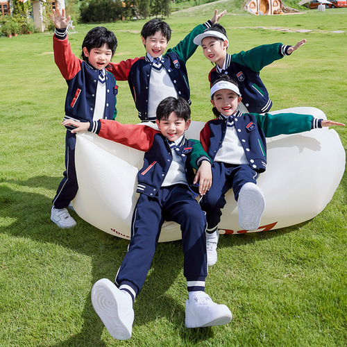 幼儿园园服春秋装英伦儿童秋季运动会开幕式班服三件套小学生校服