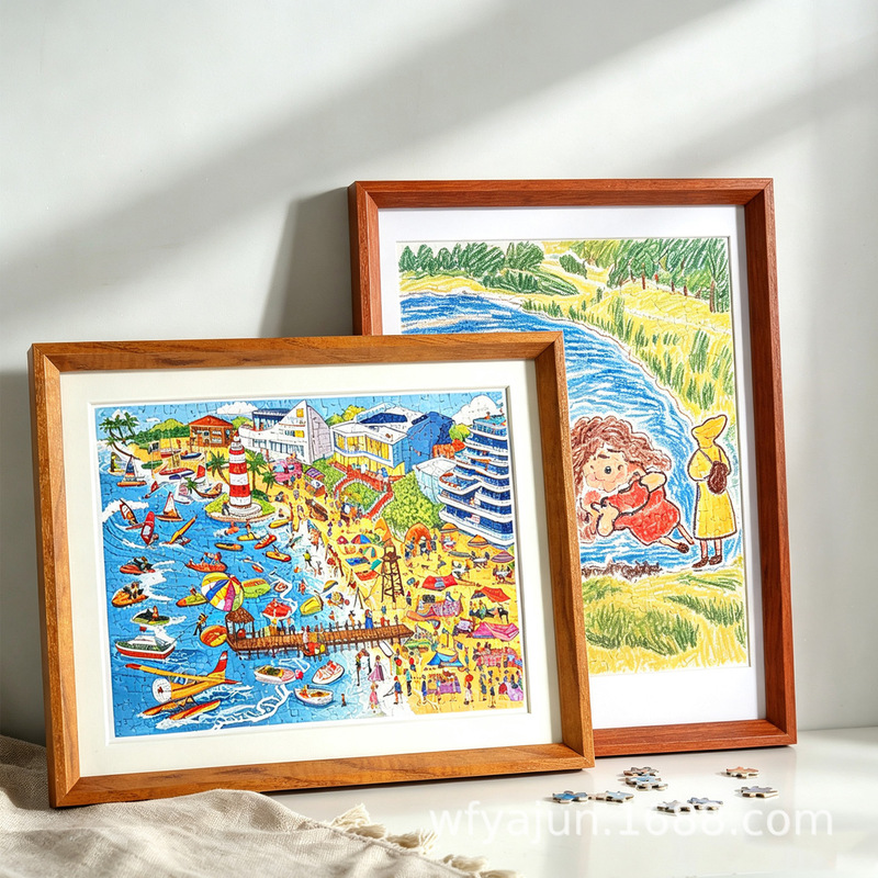 1000-piece puzzle frame 705075inch photo frame 500-2000 pieces simple picture frame solid wood frame 1000-piece puzzle frame 705075inch photo frame 500-2000 pieces simple picture frame solid wood frame