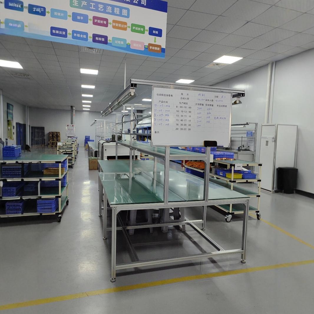 顺德厂家供应生产工作台流水线 桌式装配线 复合管输送线设备