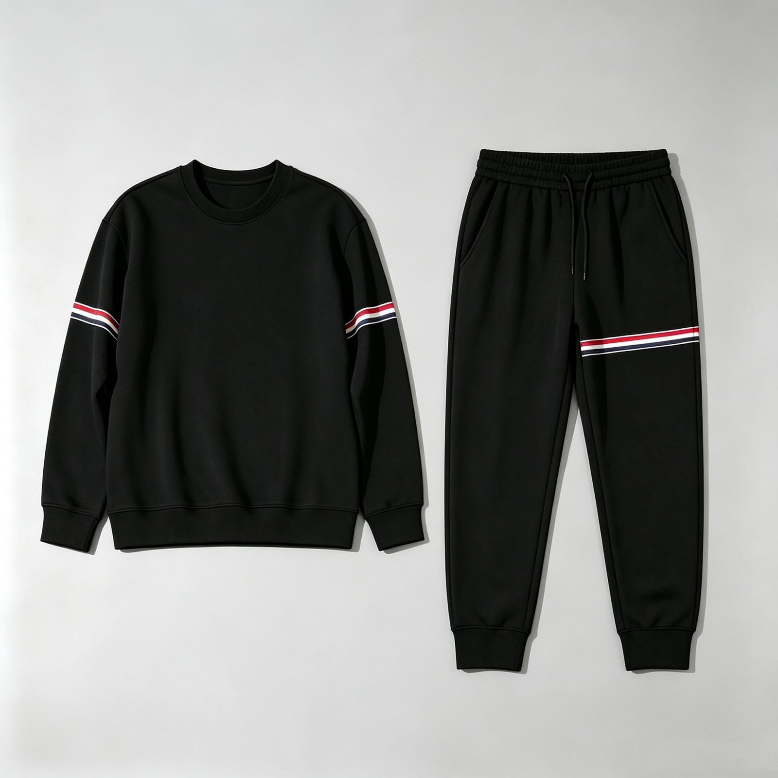 Plus-size hoodie and sweatpants set, fleece-lined, brand size 210-350 lbs, casual.