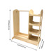 Wood color clothes hanger