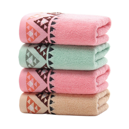 Jacquard cotton face towel adult soft absorbent cotton bath towel gift towel wholesale factory embroidered logo
