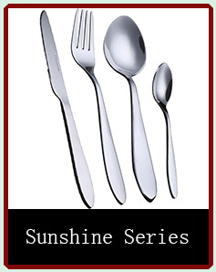 11# Sunshine Series stainless steel cutlery factory supply knife fork spoon