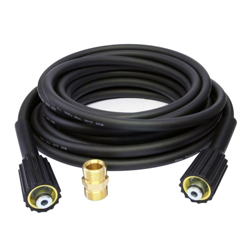 M22 internal thread to M22 internal thread pressure cleaning hose jet power cleaning extension pipe with connector