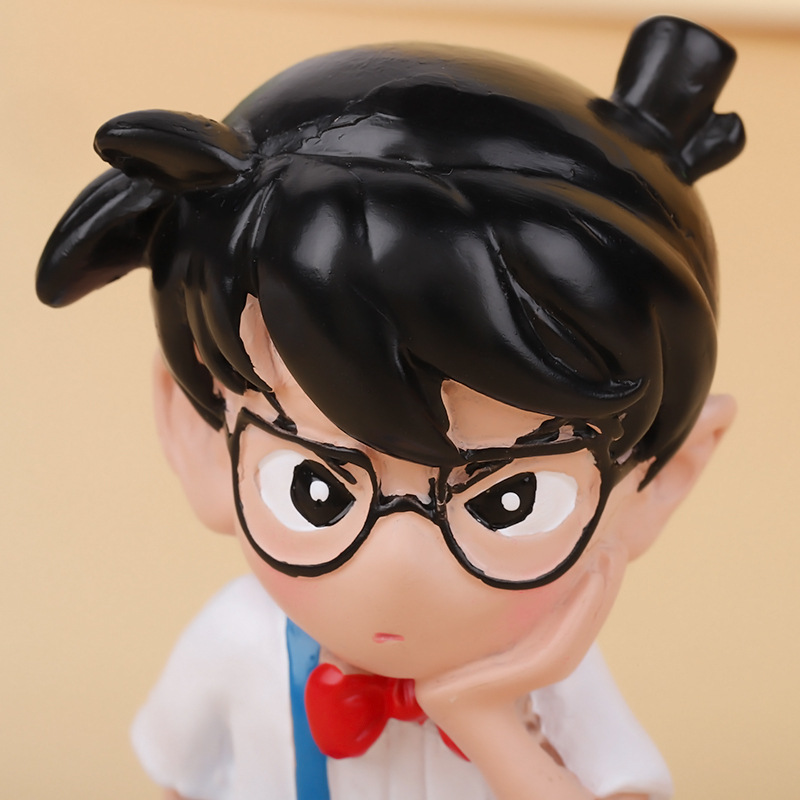 工藤新一卡通柯南汽车摆件烘培配饰桌面房间电视柜软装饰品礼物 4