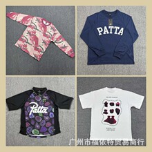 跨境25SS新款PATTA高品质纯棉 欧美创意趣味男女休闲宽松短袖合集