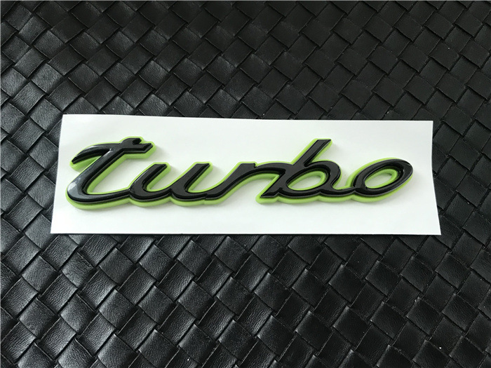 Suitable for Porsche New Energy Car Logo Macan Panamera Panamera4S Green E-Hybrid Tail Logo