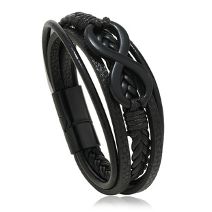 Woven magnetic retro bracelet, men's accessory handmade