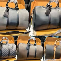keepall トラベルバッグ 男性と女性のハンドバッグ 大容量 短距離出張荷物バッグ クロスボディバッグ 耐摩耗性と防水性