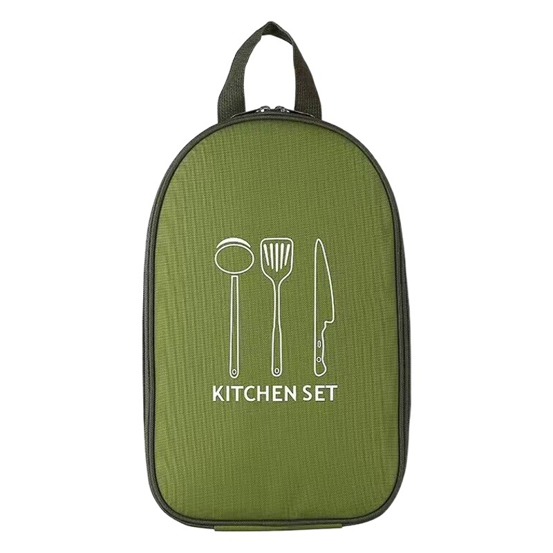 Vajilla al aire libre traje portátil cuchillo de picnic utensilios de cocina suministros de picnic equipo de camping conjunto completo de camping tour de auto-conducción