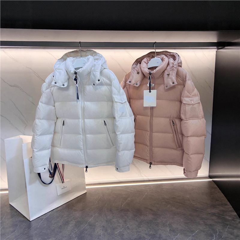 Maire Maire Pink Maya Women's down Jacket Coat, Same Style as Eason Chan and Faye Wong, Classic Popular Style