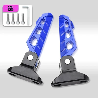 foot pedal flying spin foot – Motorcycle pedals - flying-folding-pedal-blue