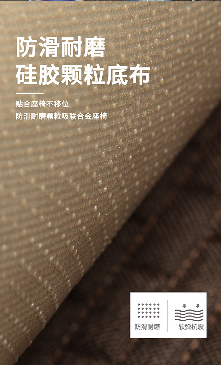 Linen Small Brick Car Seat Cushion, Three-Piece Set for All Seasons, Non-Slip Seat Cushion, No Binding, Five Seats, Half Package, Foreign Trade Wholesale
