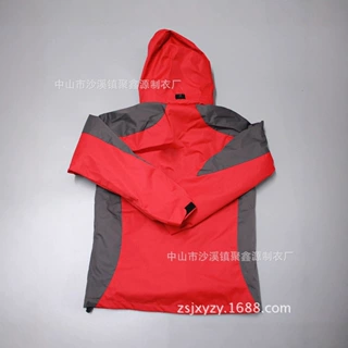 三合一厂家订制冲锋衣定制加绒户外登山服印logo防风防水工作服订