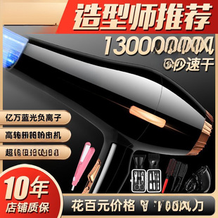 Hair Salon Special Hair Dryer for Blowing Hair, High Wind, Home Barber Shop, High Power Negative Ion Hair Care, Quick Drying and Mute