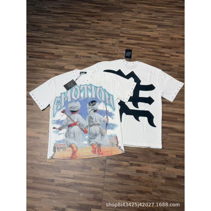 EM T-shirt Emotion Angel Graphic White