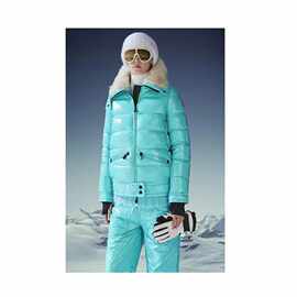 M家现货高版本 2025秋冬款蒙家羽绒滑雪服毛领连帽保暖外套 现货