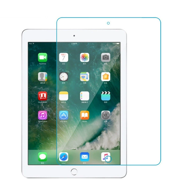[适用于IPAD AIR6 11寸13寸新苹果平板钢化膜IPAD10.2紫光磨砂弧边]