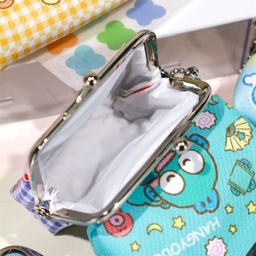 Cute PU leather mini trumpet cinnamon dog Kurome buckle coin purse headphones coins portable pendant small pendant