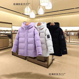 儿童羽绒服加厚北家同款2025冬装新款白鸭绒男女童中大童短款外套
