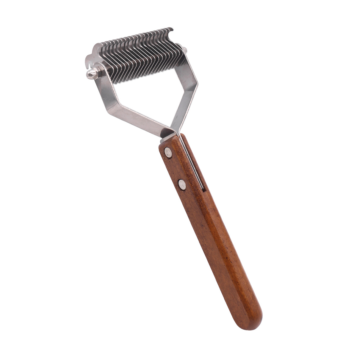 Peine para mascotas, peine, peine de doble cara de acero inoxidable, peine de pelo flotante para mascotas, peine de pelo de perro, peine de pelo de gato