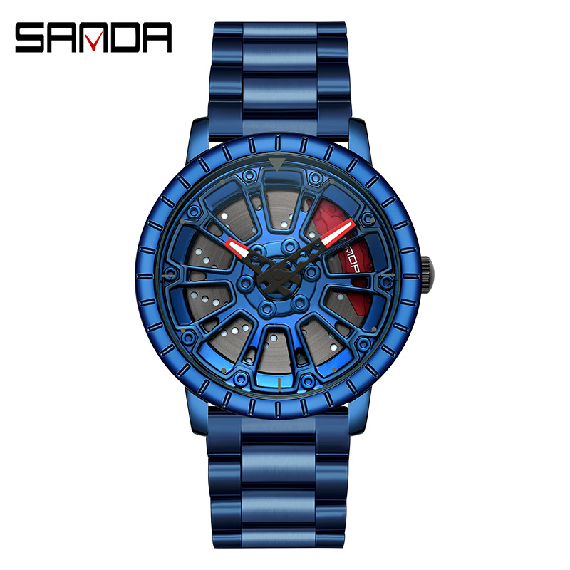 1058 스틸 벨트 블루