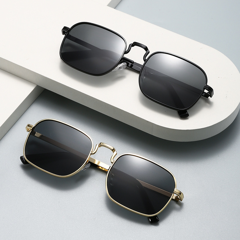 Japanese retro trend square sunglasses