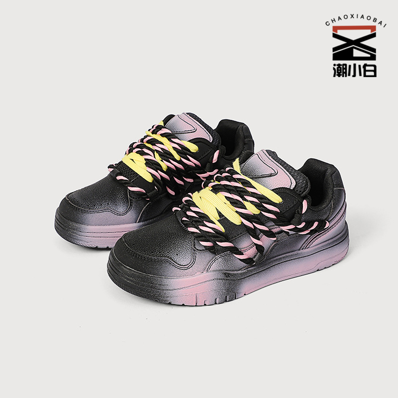Demi-season design sneakers