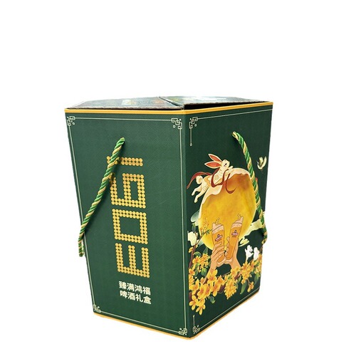 Food company high-end liquor packaging box creative double door wine box single and double wine red wine packaging gift box