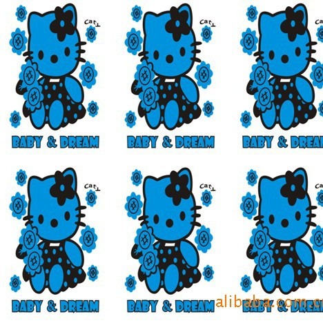 植绒烫画 T恤烫画 烫印 植绒烫画 衣服烫画