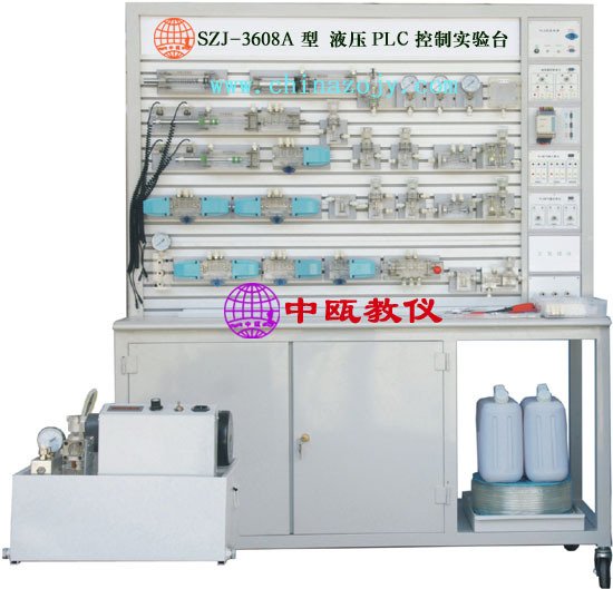 SZJ-3608A型 液压PLC控制实验台,气动液压PLC实训台,技能实训装置