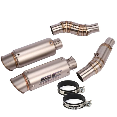 motorcycle double-outlet modified exhaust | Motorcycle exhaust pipe - g-2010-2021