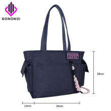 BLD包包女士单肩妈咪包定制打样tote手提托特女包pu皮包仿帆布妈