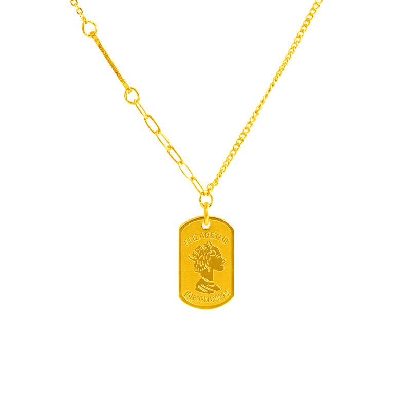 Joyería de aleación de cobre de La Reina collar de llegada colgante de regalo de recuerdo de las mujeres fábrica al por mayor collar caliente del todo fósforo