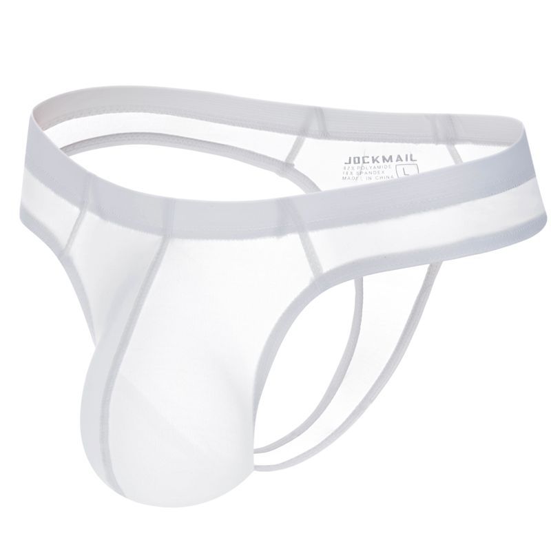 Ice Silk Ultra-thin Semi-transparent Sexy Men's Briefs Bikini T-string Thong Fun And Pleasure_voghion.com