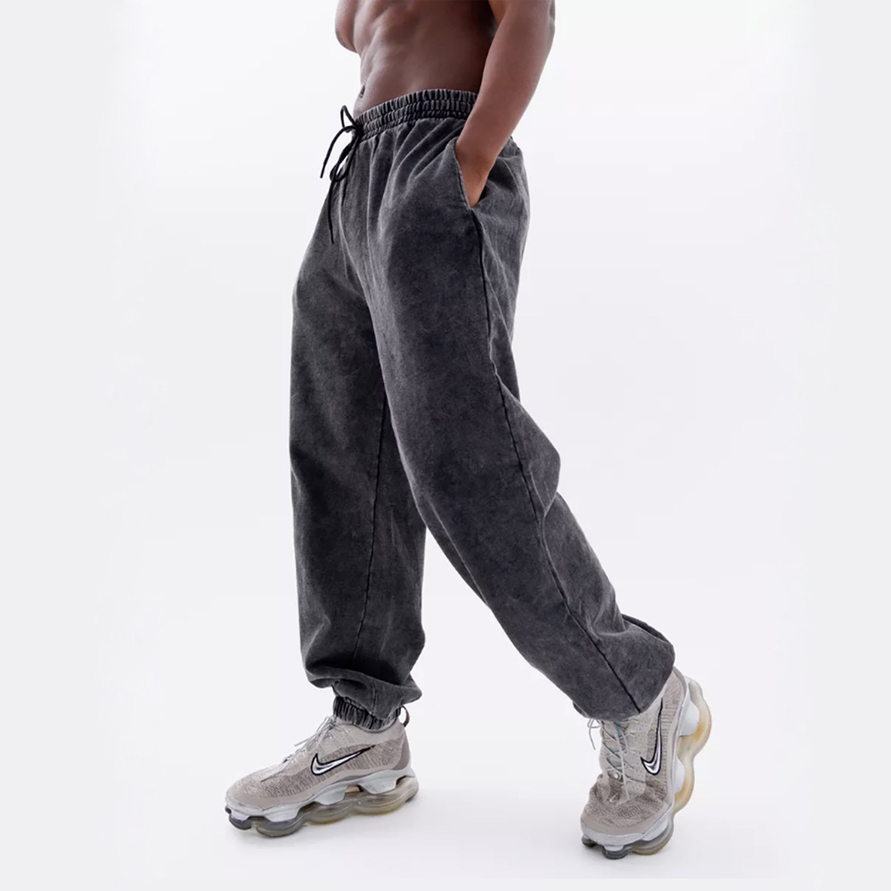 Otoño y invierno nuevo lavado con agua para hacer viejos pantalones de guardia hombre Europa y América marca de moda transfronteriza pantalones deportivos casuales retro pantalones de cintura alta