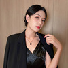 Universal small necklace, design brand chain for key bag , nail sequins, South Korea, simple and elegant design, trend of season