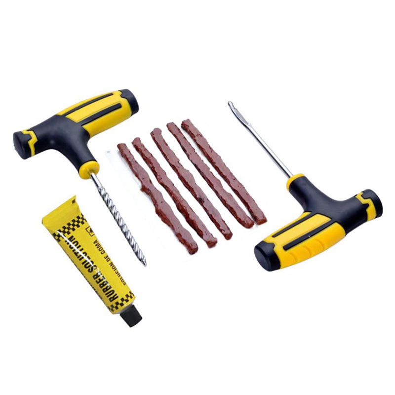 Car Tire Repair Tool Kit Tubeless Motorcycle Electric Vehicle Emergency