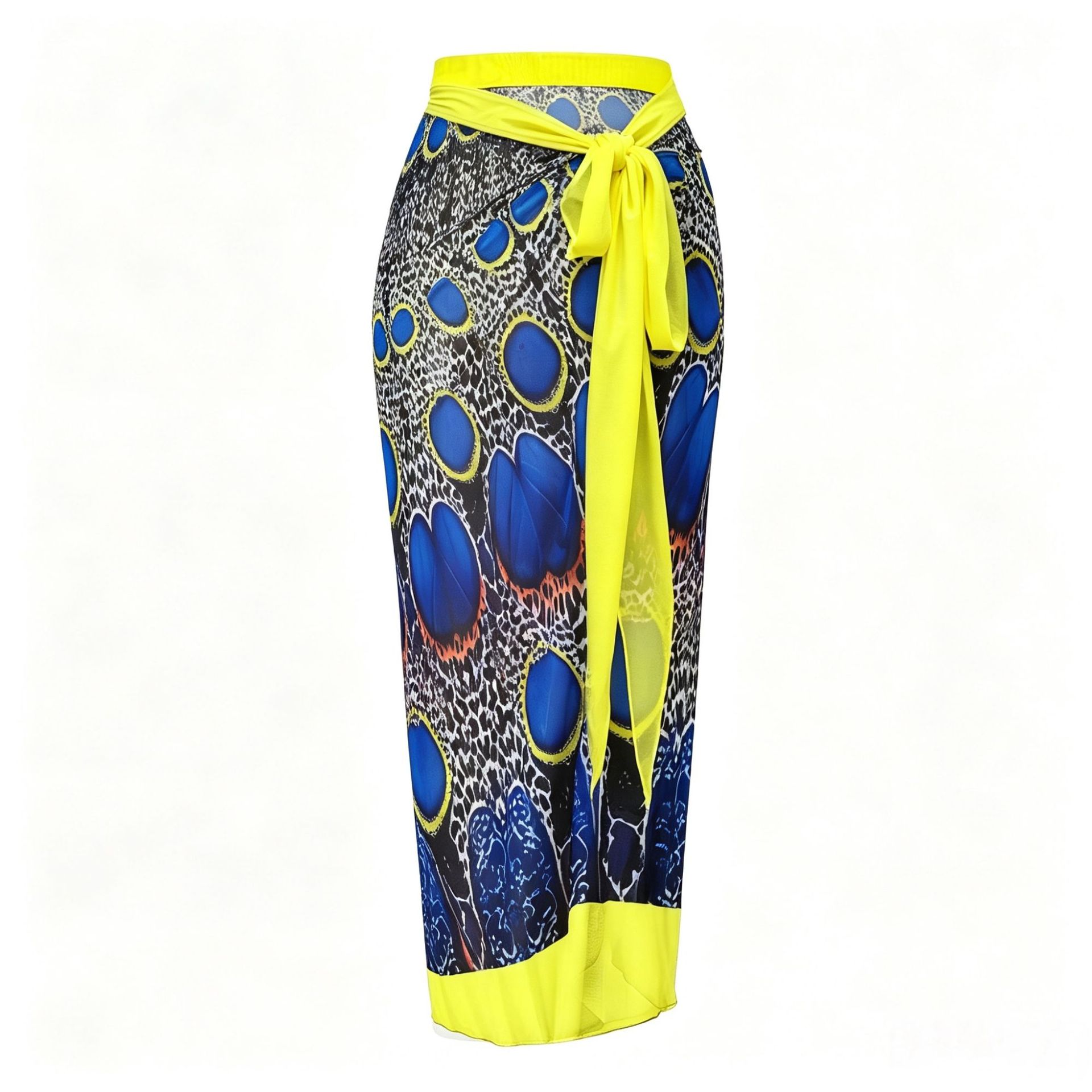 Peacock yellow skirt