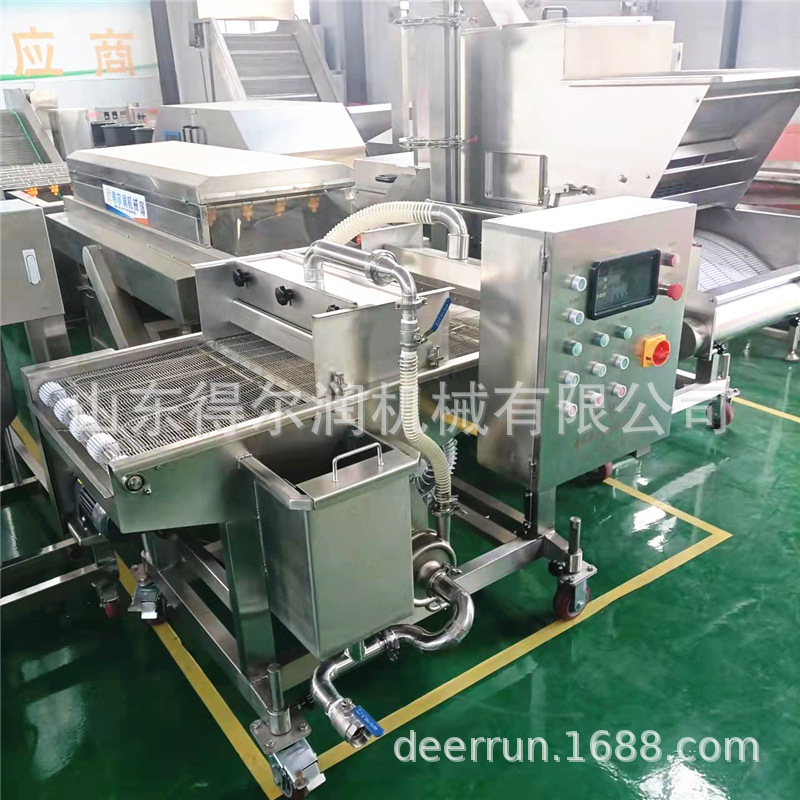裹粉食品上浆机 单双面裹涂淋浆机 适合多种浓稀面糊、巧克力涂层