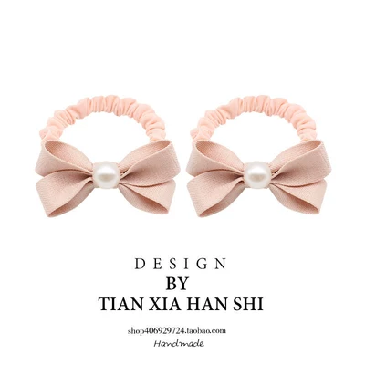 Saç üçün rezinlər hair tie for girls - pink